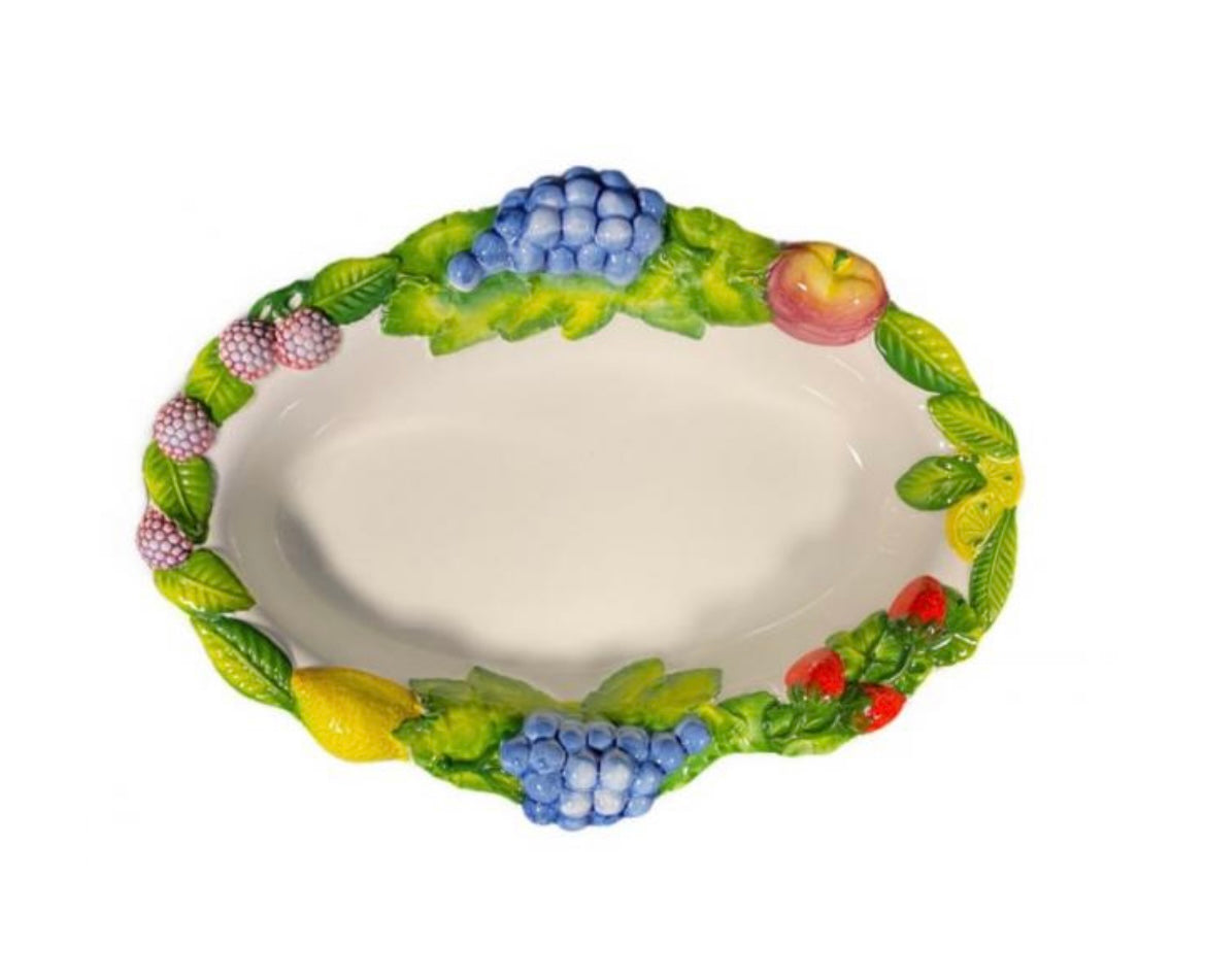 Zomerse Grote ovale Fruitschaal