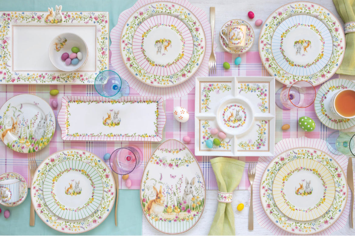 Paas collectie happy easter set van 6 kop&schotel 100 ml