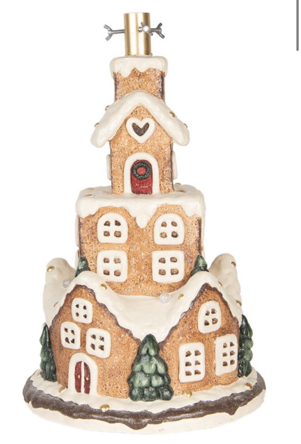 Kerst collectie kerstboomhouder gingerbread huis groot Ø 35X57 CM