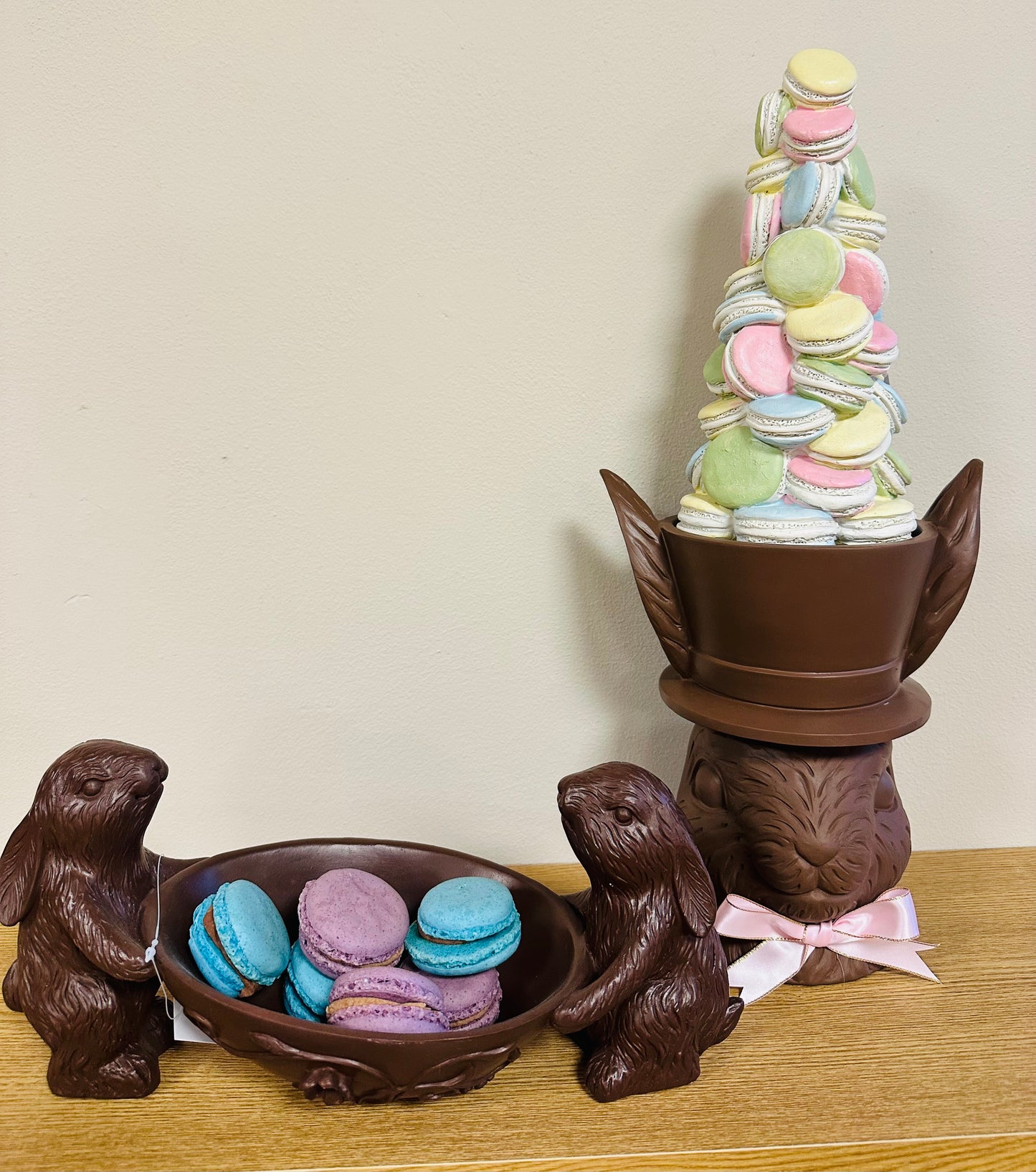Paas collectie Clayre & Eef chocolade schaal 34x15x15 cm