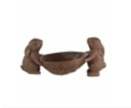 Paas collectie Clayre & Eef chocolade schaal 34x15x15 cm