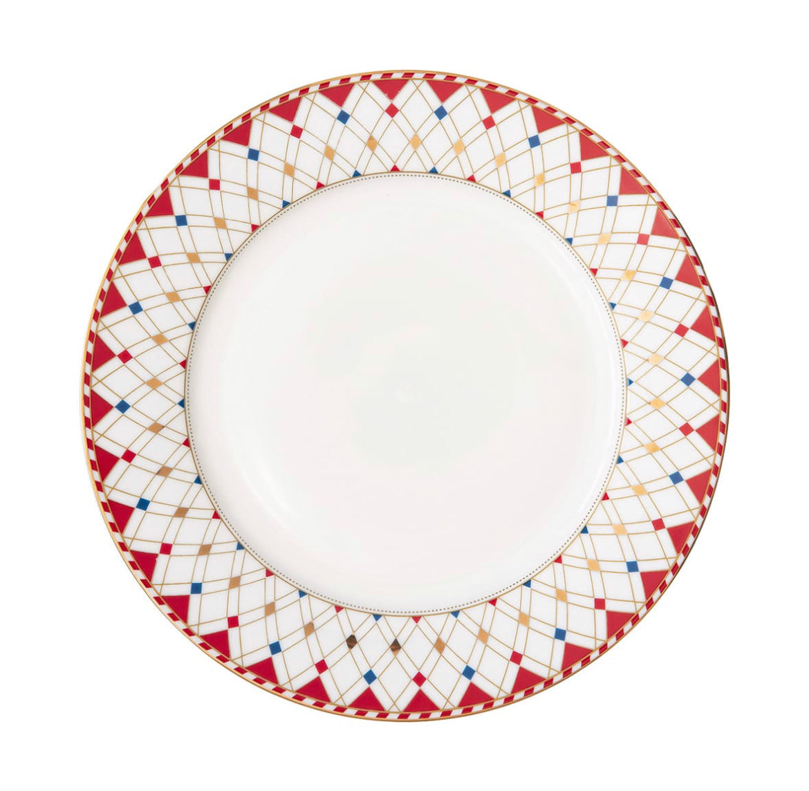 Kerst kermis servies Porcelain eetbord Ø 26,5
