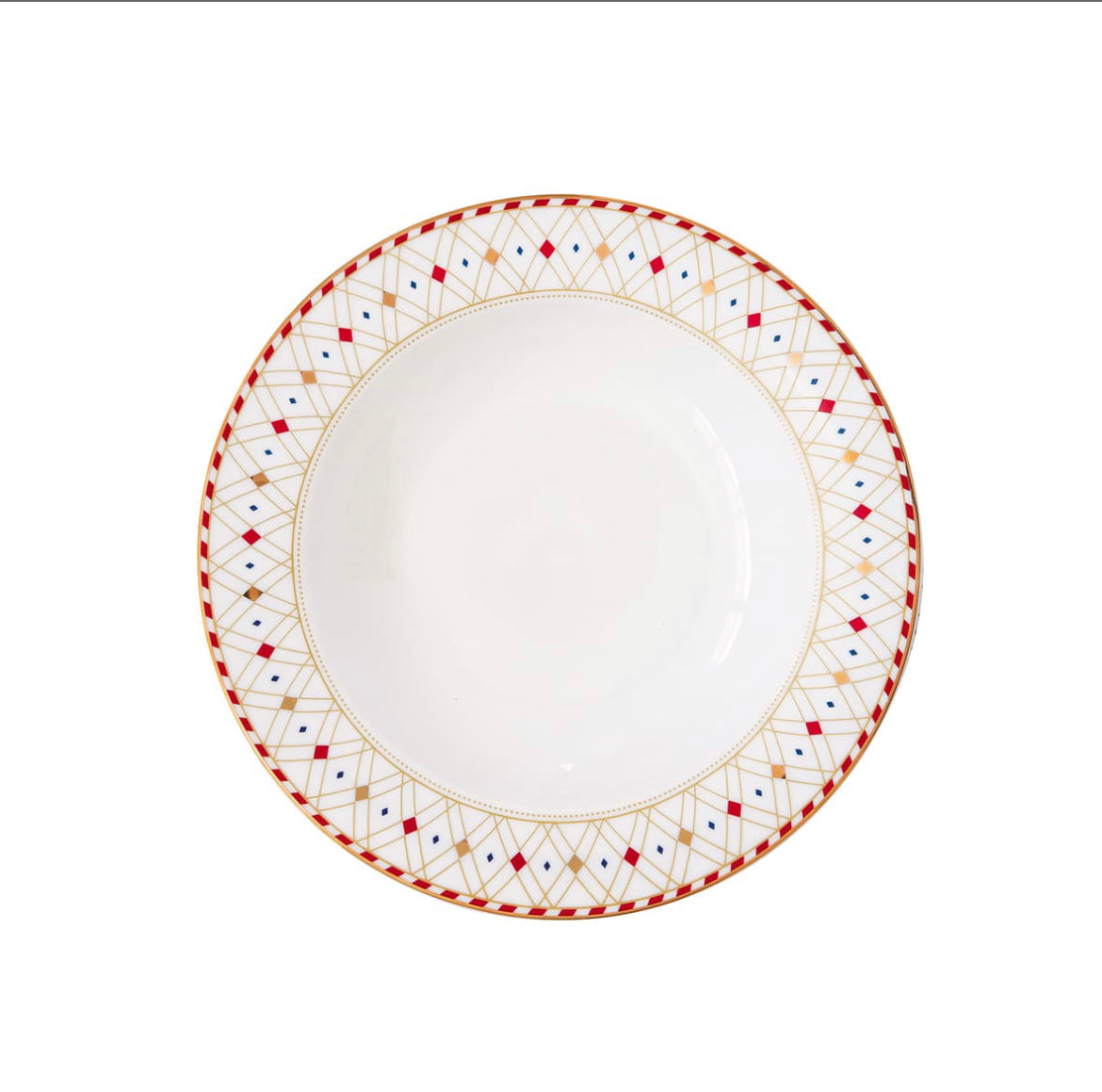 Kerst kermis servies Porcelain soepbord Ø 21,5 cm