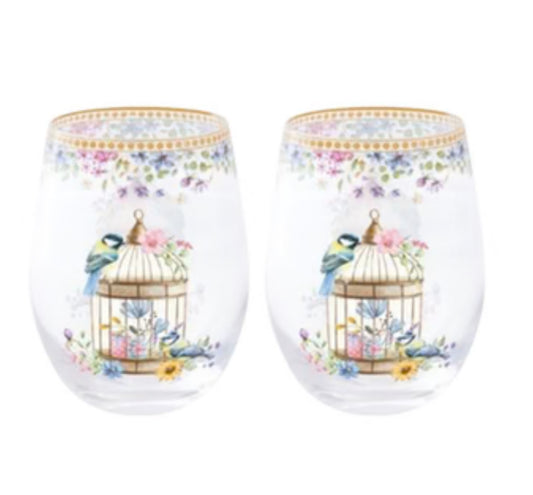 Paas collectie spring bloom set twee drink glazen 500 ml