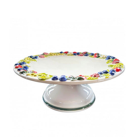 Zomerse  taart schaal met fruit
