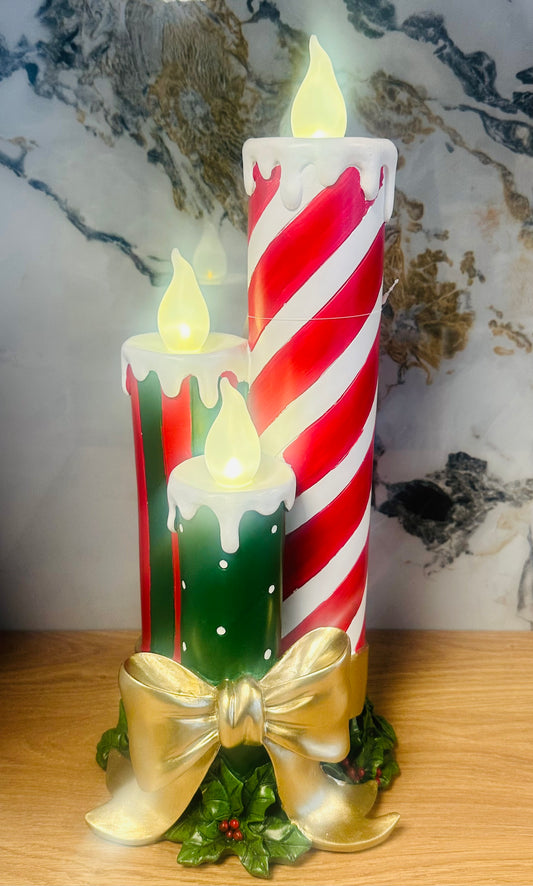 Kerst collectie kaarsen 16x42 cm