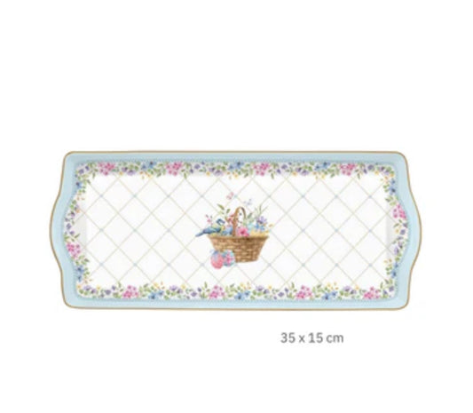 Paas collectie spring bloom cake schaal 35x15 cm