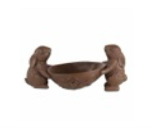 Paas collectie Clayre & Eef chocolade schaal 34x15x15 cm