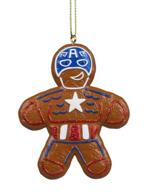 3.15"Gingerbread Captain America Disney